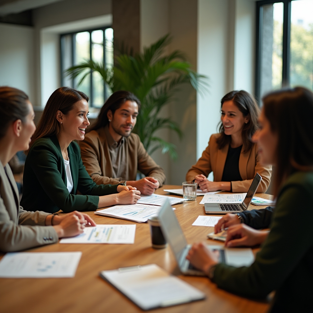 Founders of B Corps participating in a financial education workshop in Argentina